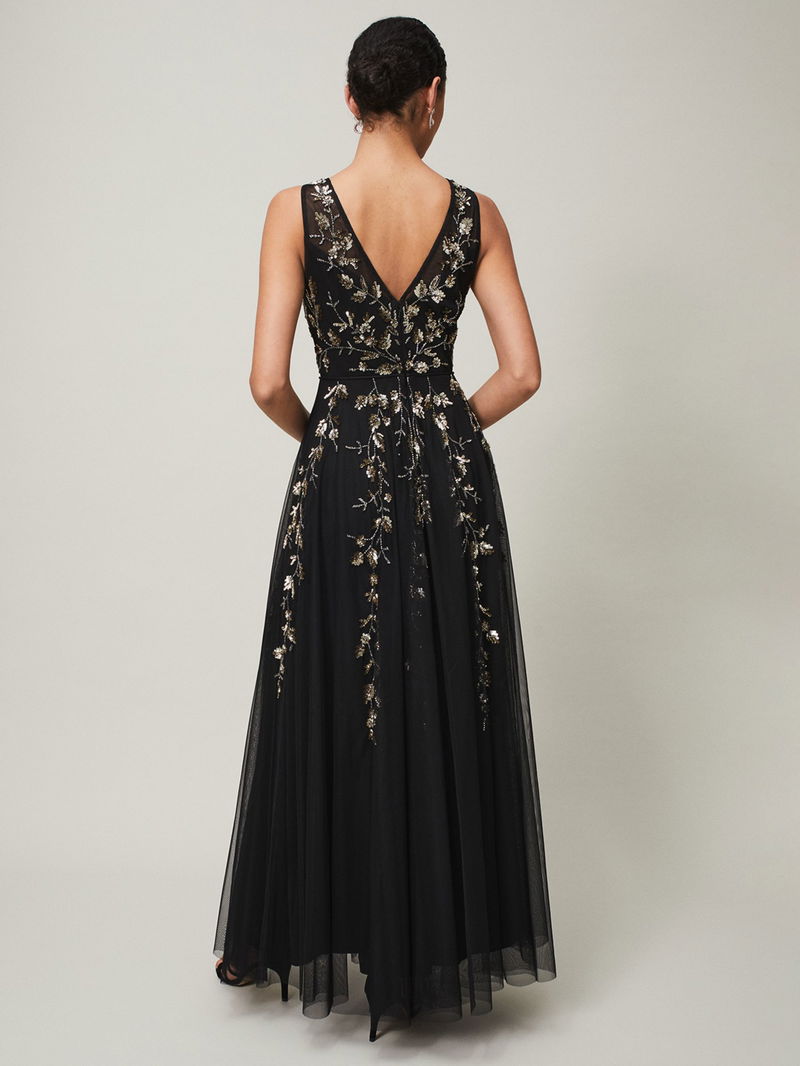 PHASE EIGHT Anabella Beaded Maxi Dress In Black Gold Endource phase-eight-anabella-beaded-maxi-dress-in-black-gold-endource