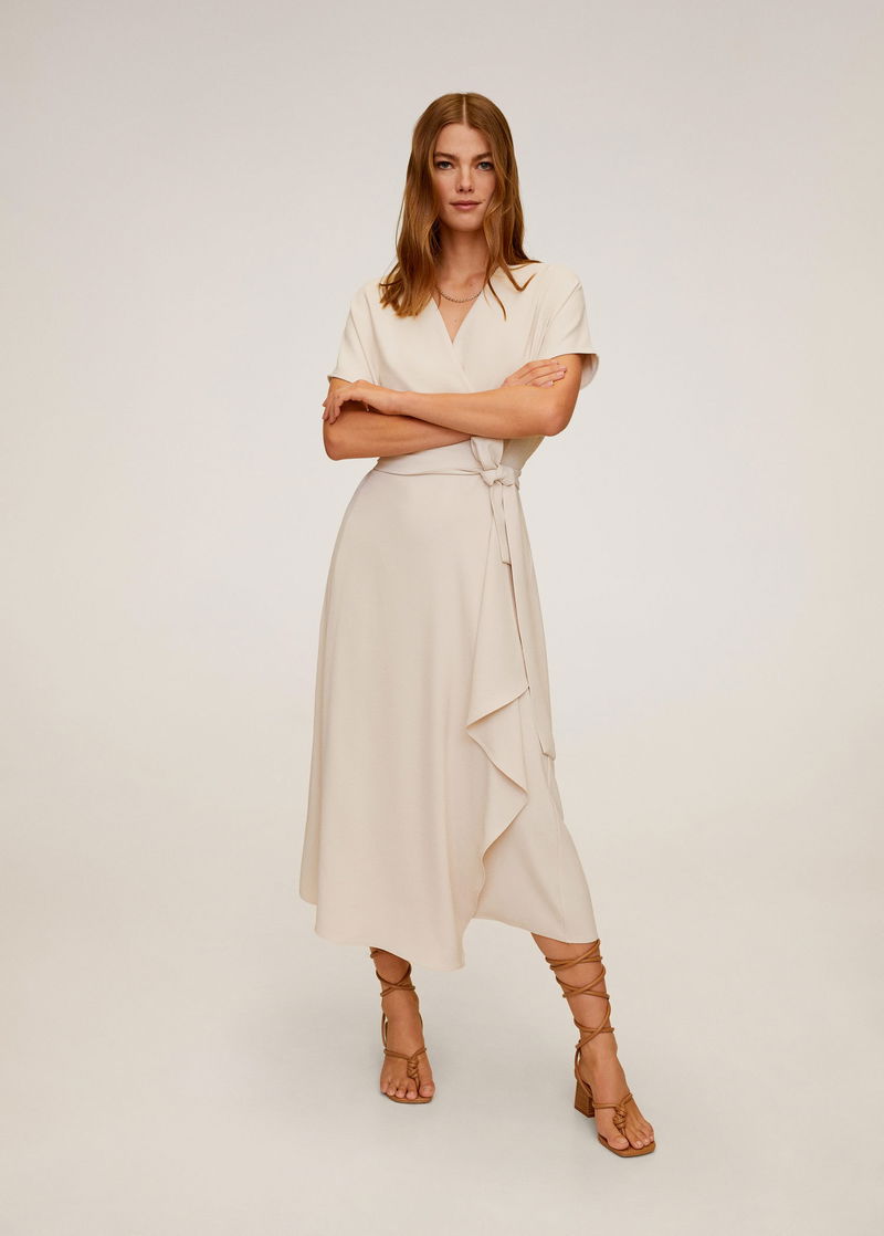 mango flowy belt dress Major Beauty Floral Satin Strapless Maxi Dress main image 0