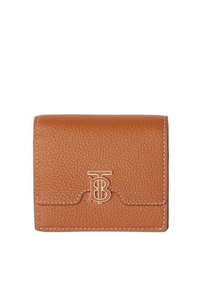 Burberry grainy leather TB bi-fold wallet