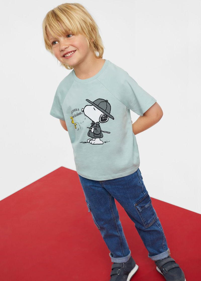 MANGO Snoopy Printed T-Shirt endource