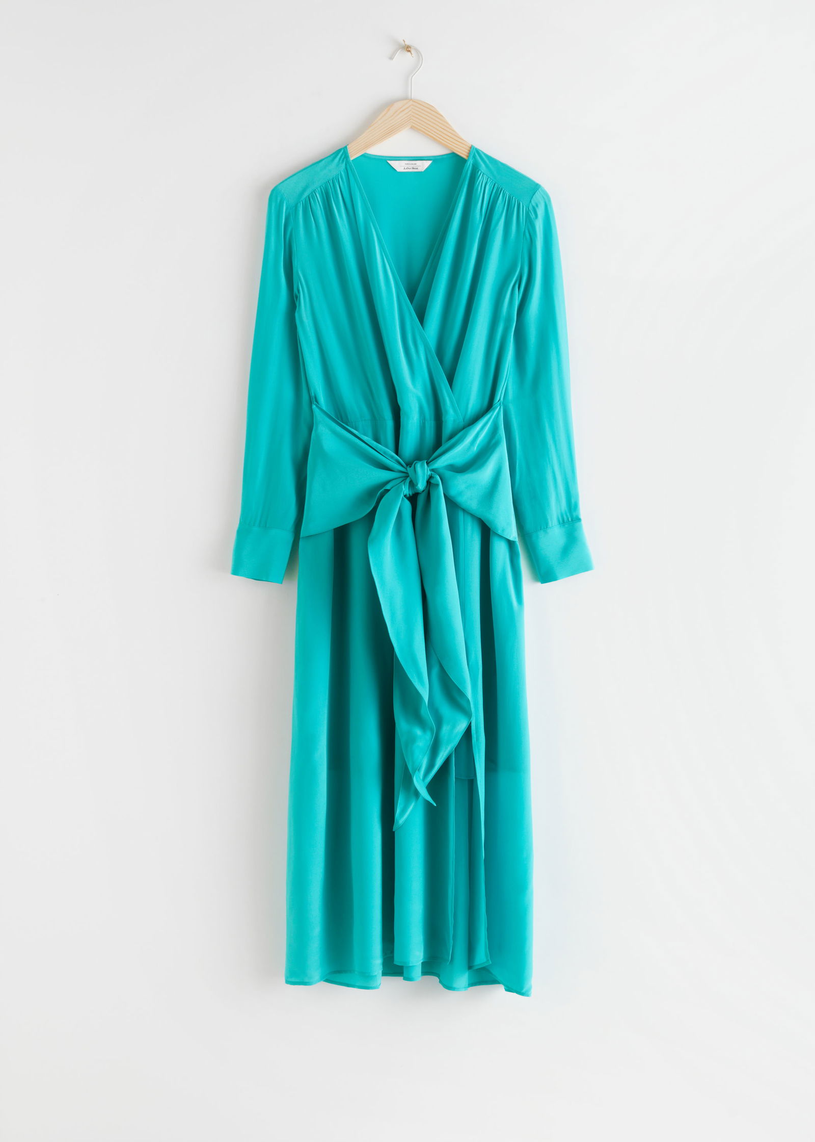& OTHER STORIES Scarf Tie Flowy Midi Dress | endource