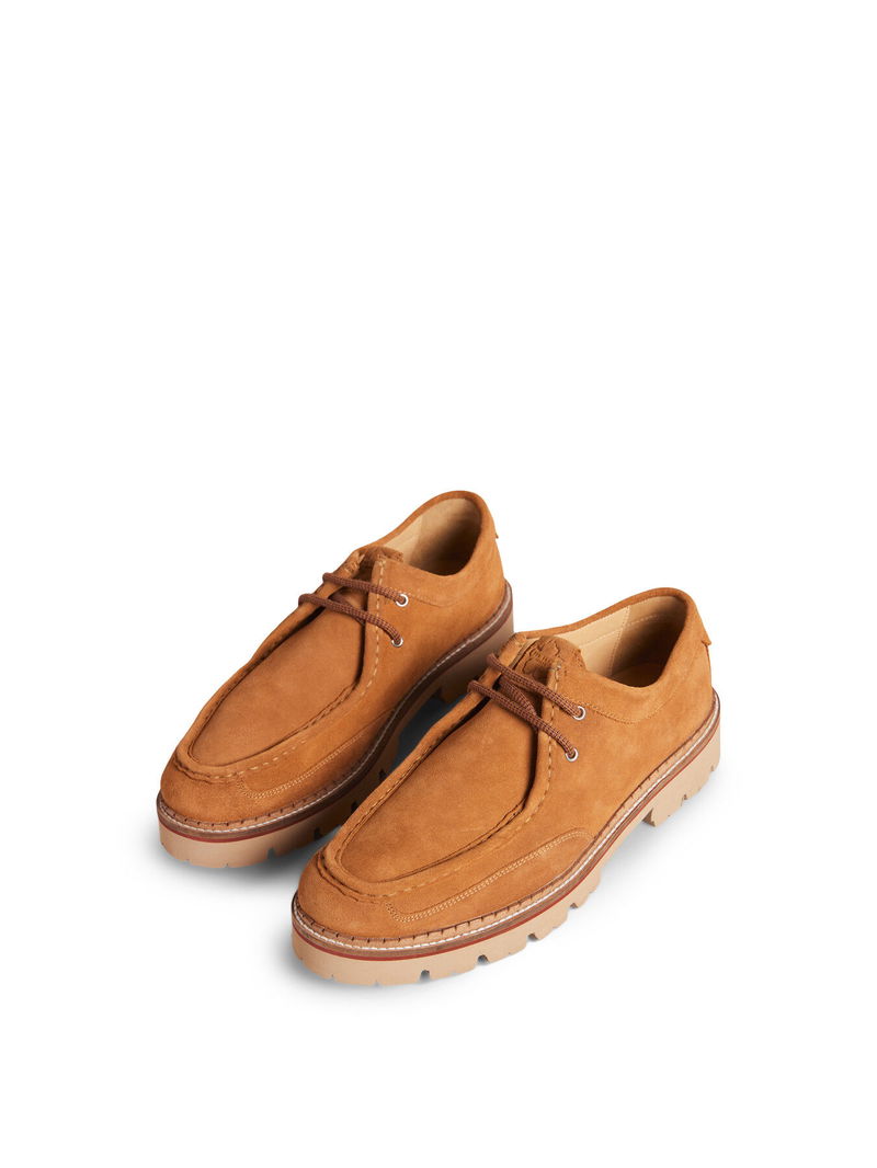 Mocasines Ted Baker Chunky Sole Suede Hombre Marrones Black