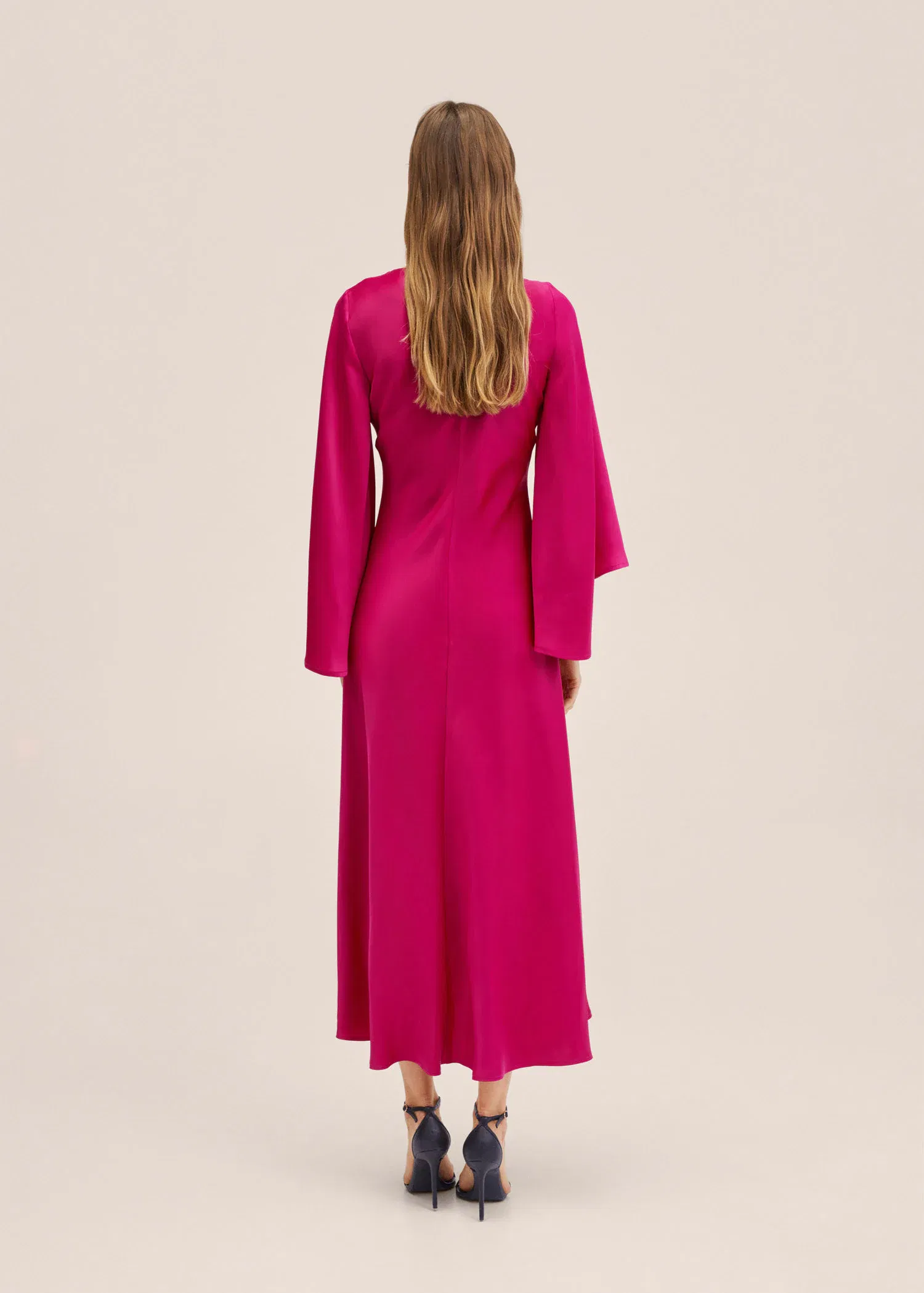 mango flowy modal dress 49% off Satin season:RS25