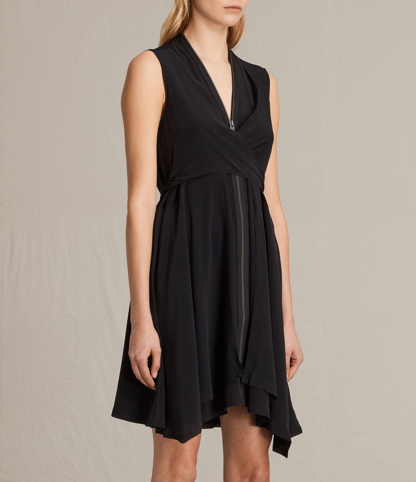 all saints jayda silk dress ALLSAINTS Jayda Silk Dress