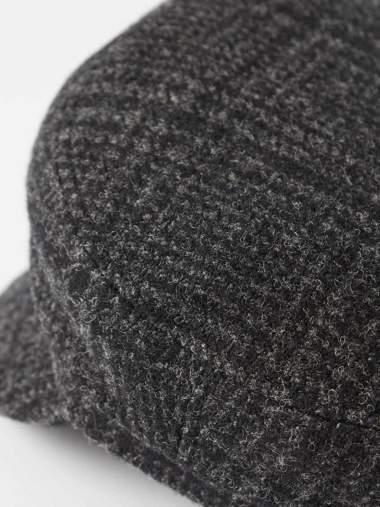 Isabel Marant Evie Baker Charcoal Herringbone Cap ? Isabel Marant - Evie virgin wool baker boy hat Isabel Marant main image 4