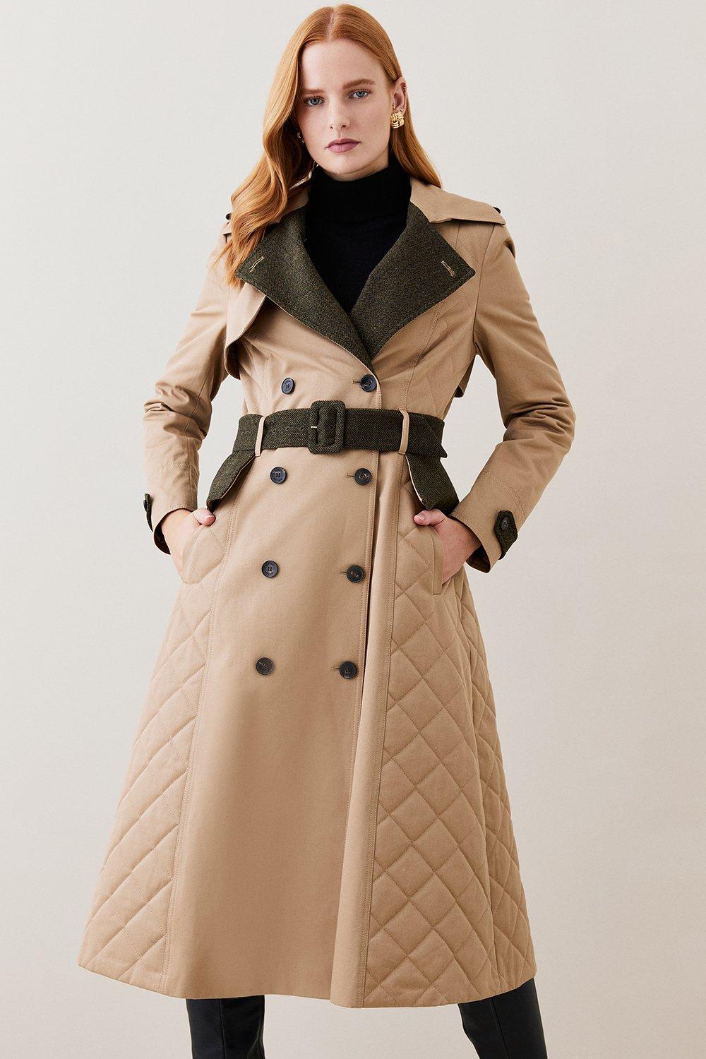 Lydia Millen Collar Detail Belted Trench Coat