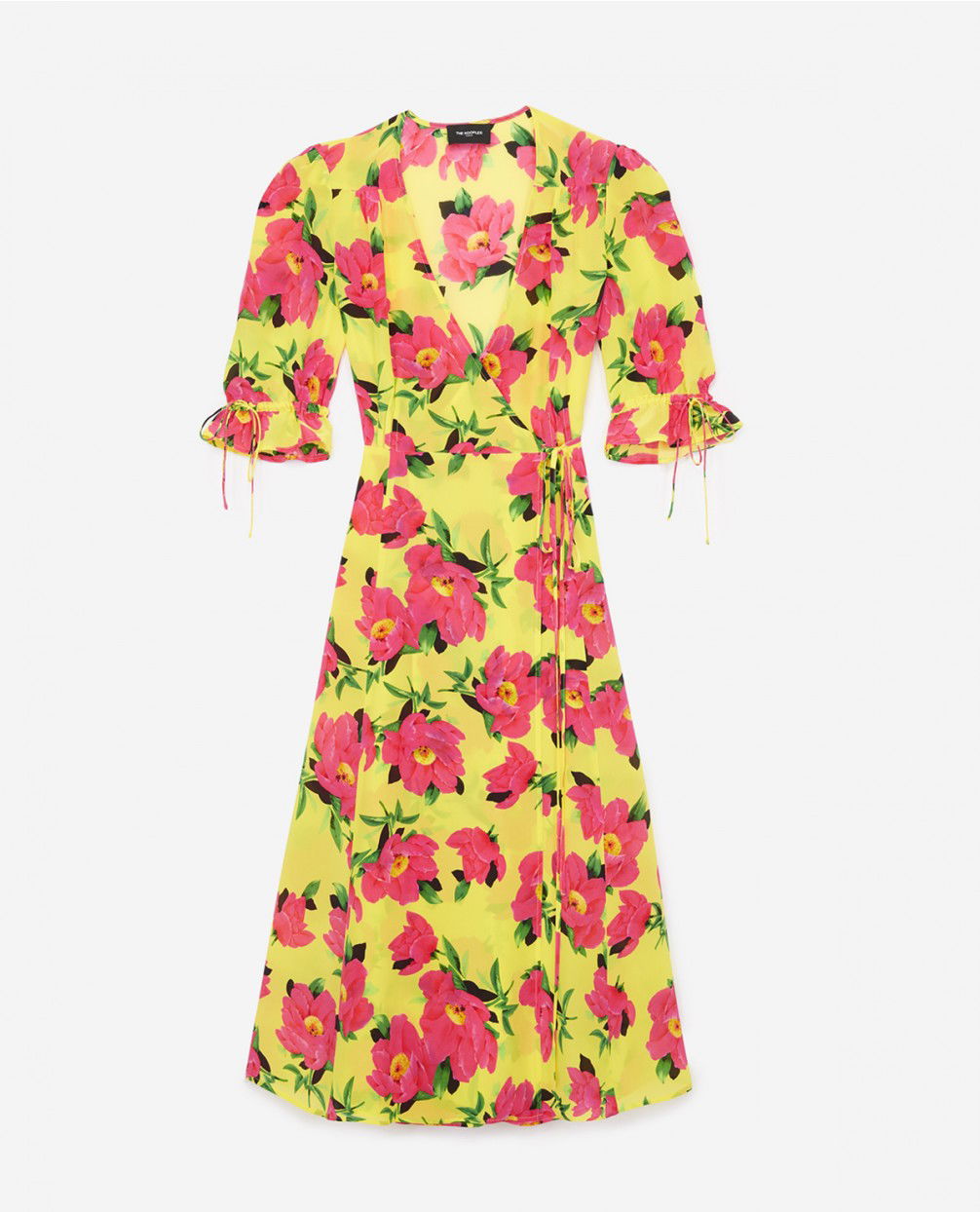 the kooples floral midi dress Red Floral Print Maxi Dress