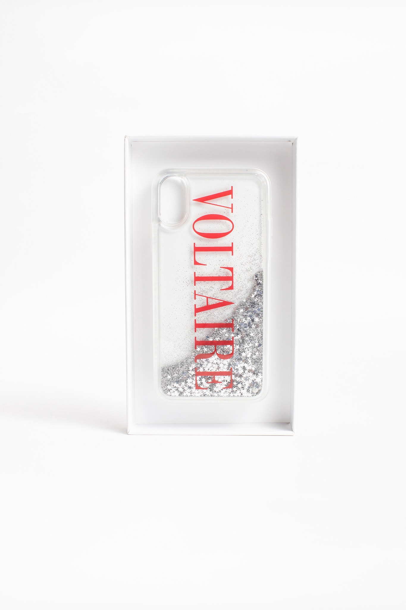 ZADIG & VOLTAIRE Voltaire Glitter iPhone Case in Transparent Endource