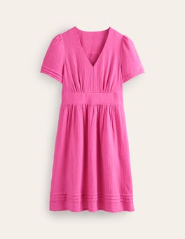 light blue linen mini dress Linen Mini Dress – Light Blue Halter Smocked Linen Dress for Summer 5XL / 34 Inches