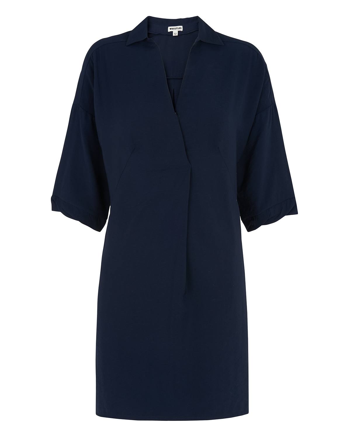 WHISTLES Lola Dress in Navy Endource