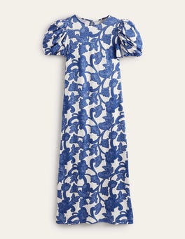 boden puff sleeve jersey midi dress Boden Flora Jersey Puff Sleeve Midi Dress  Navy | Size 22 - Dresses -  Reidville, South Carolina | Facebook Marketplace