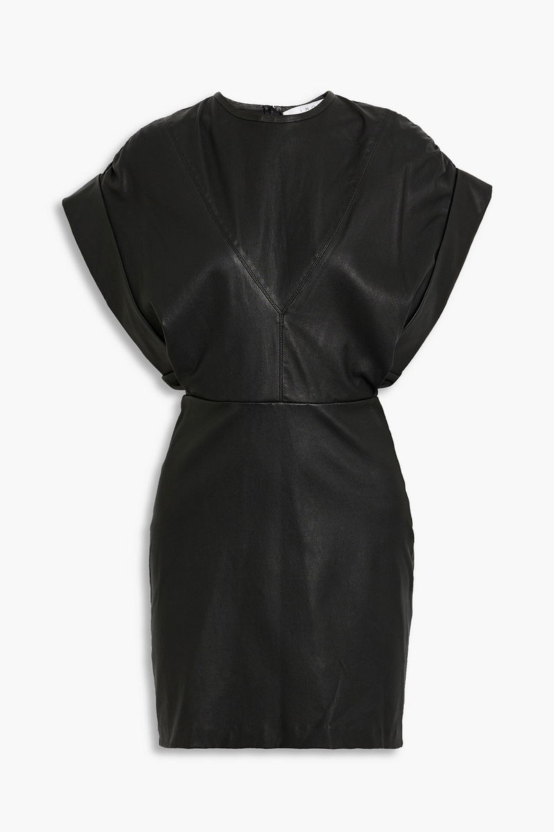 IRO Ujin Leather Mini Dress | endource