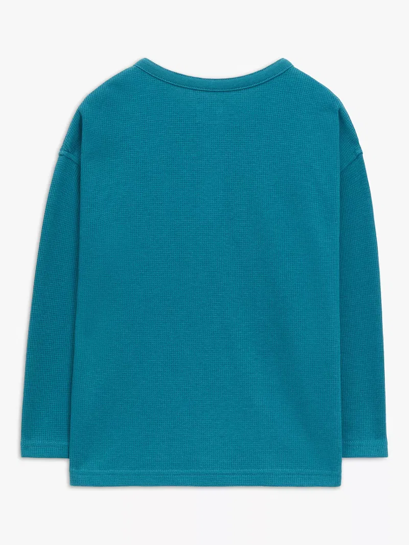 John Lewis ANYDAY Cotton Crew Neck Sweatshirt, Navy