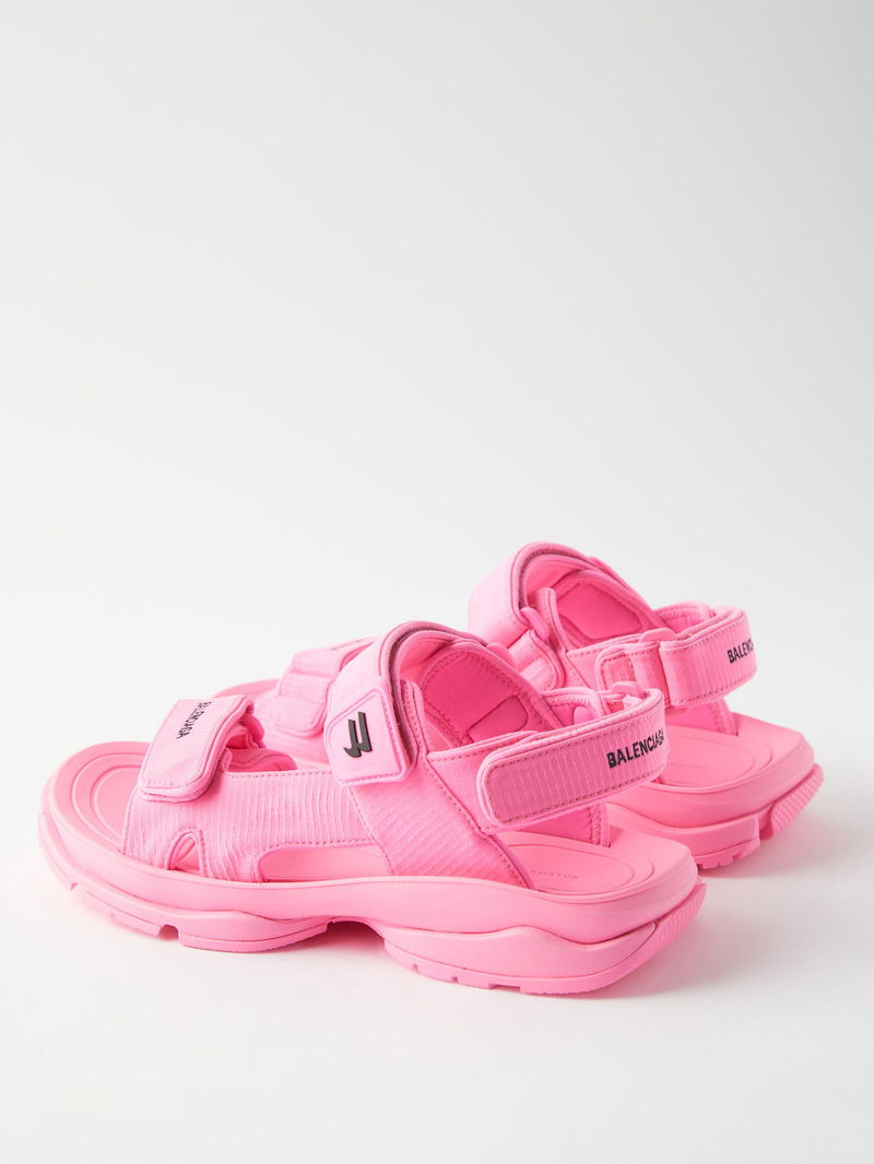BALENCIAGA Tourist Velcro Sandals endource