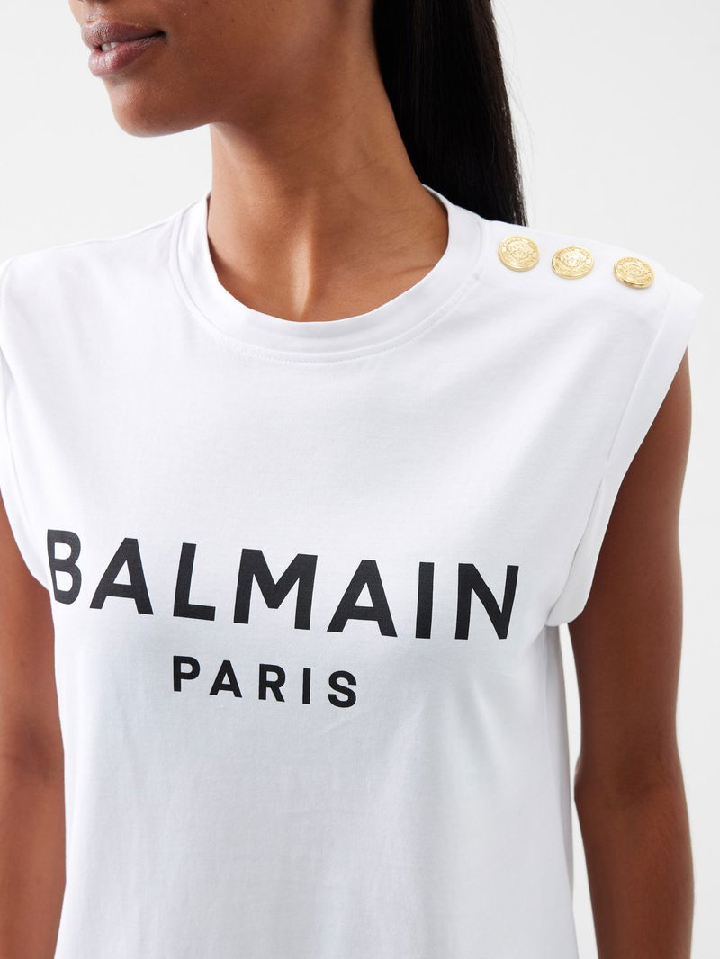 balmain button t shirt