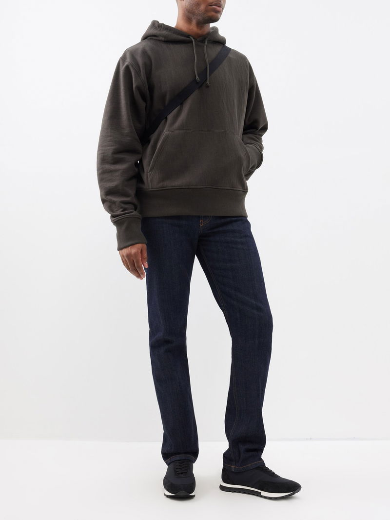 THE ROW Naoki Brushed-Cotton Hoodie endource