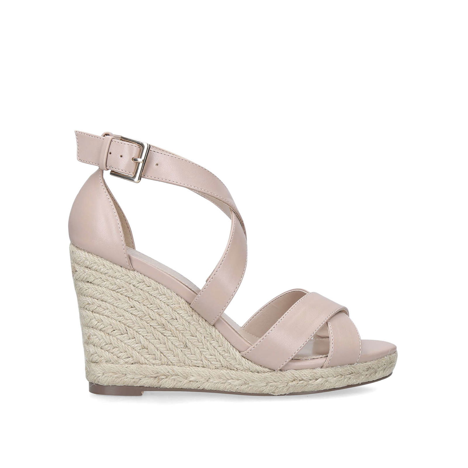 Carvela Kurt Geiger Smashing Wide Fit Espadrille Wedge Sandals | Endource