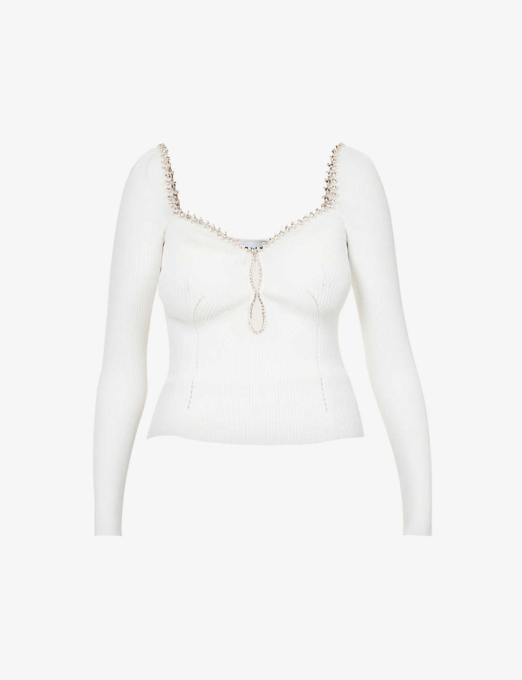 Diamante Embellished Knit Top