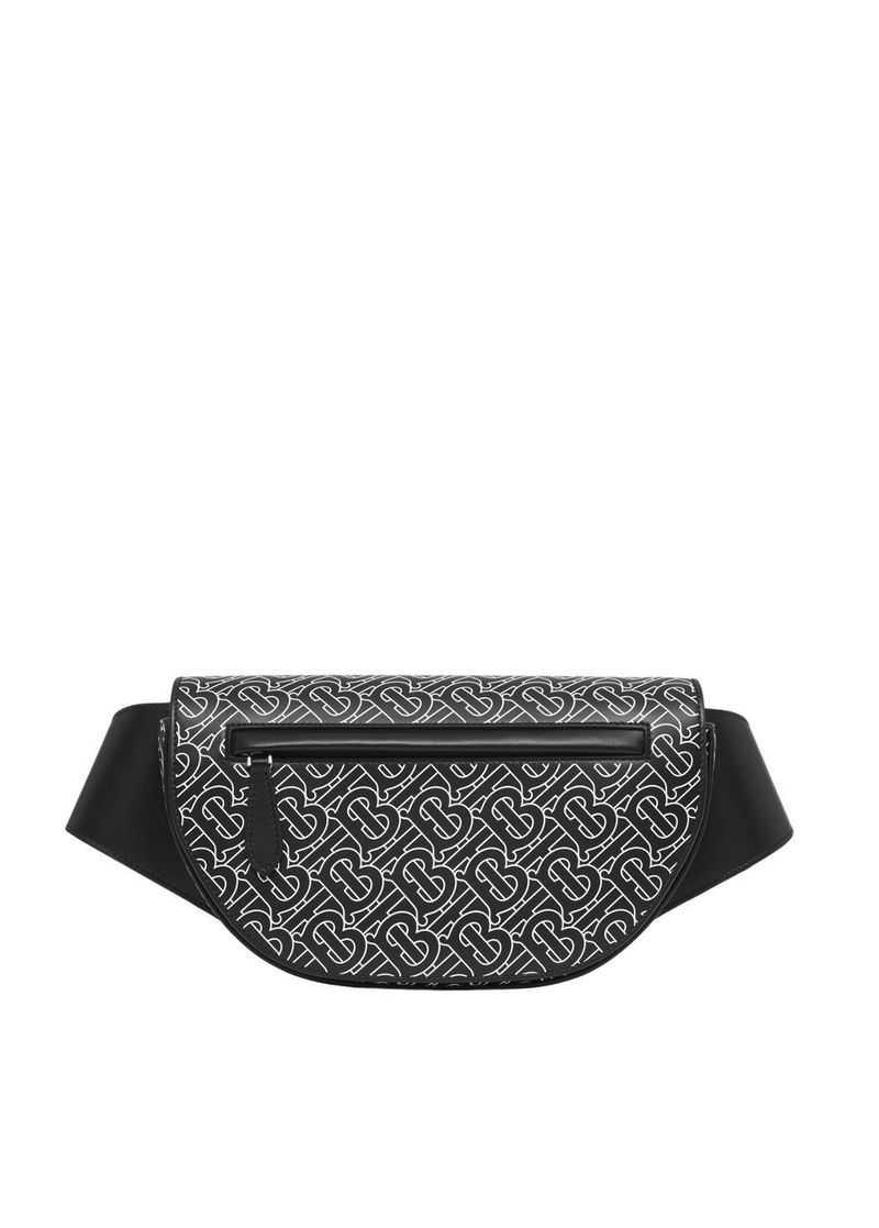 BURBERRY Small Monogram Print Leather Olympia Bum Bag endource