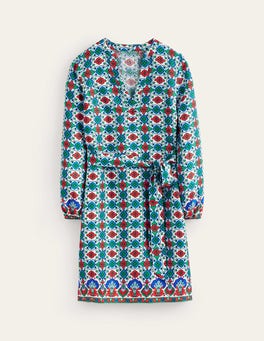 BODEN Cleo Linen Tie Waist Dress | endource