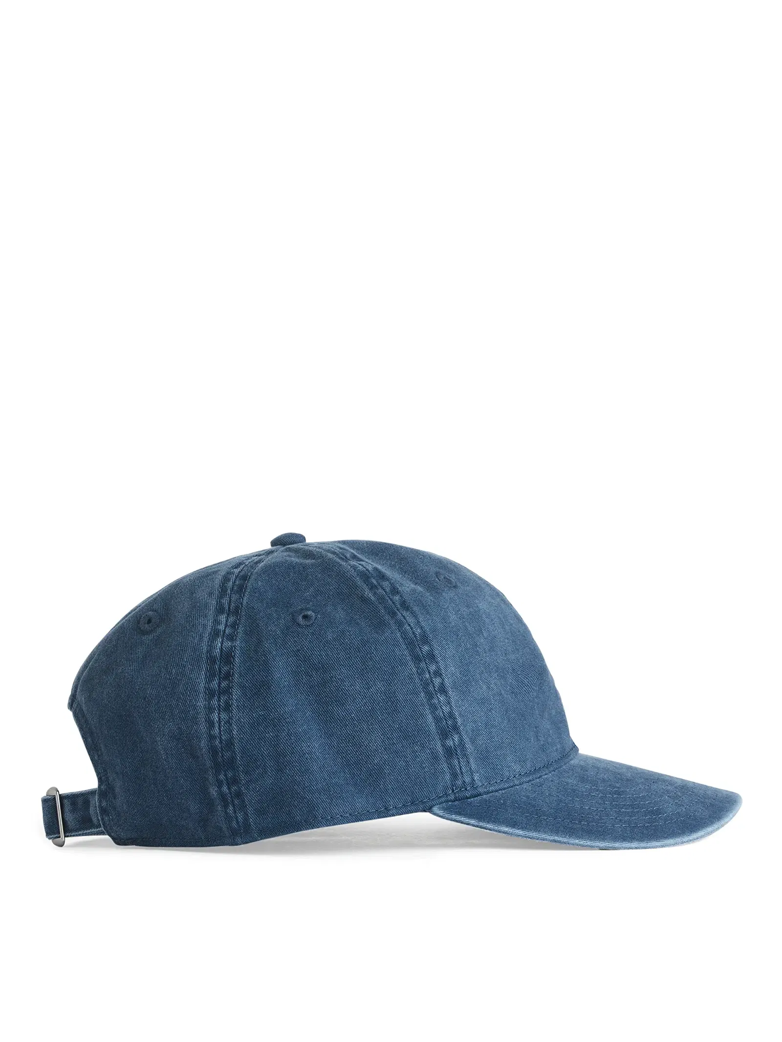 ARKET Washed Cotton Cap in Washed Blue | endource