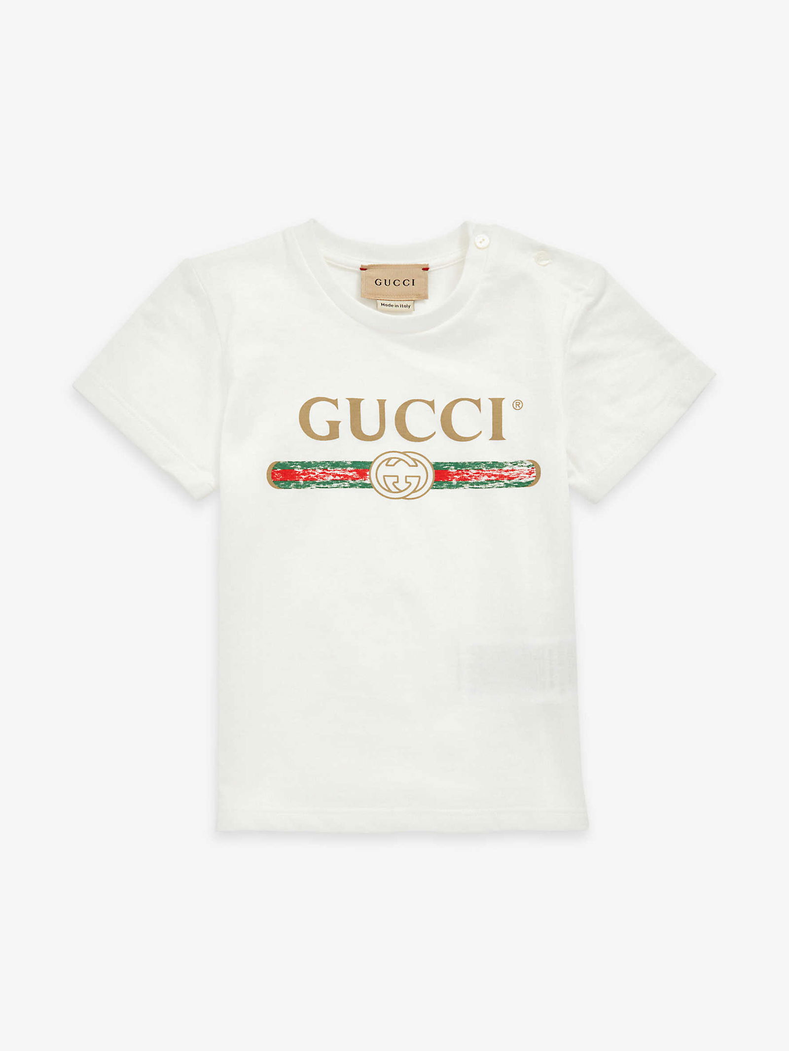 GUCCI Vintage Logo Cotton T-Shirt | endource