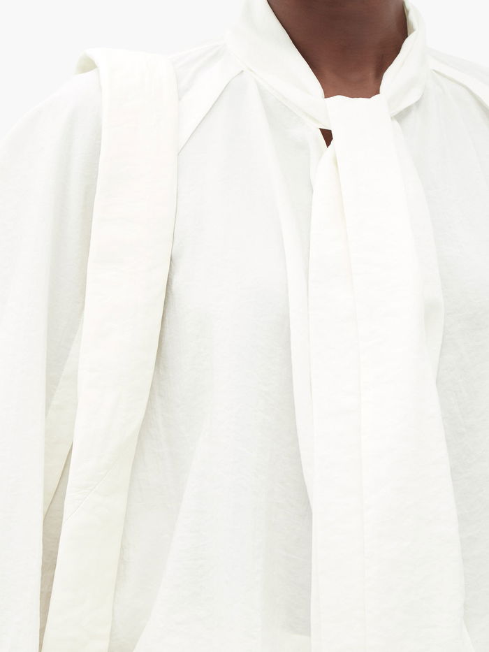 lemaire tie blouse