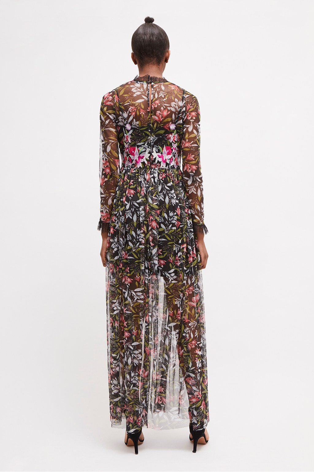 FRENCH CONNECTION Flori Embroidered Floral Maxi Dress | endource