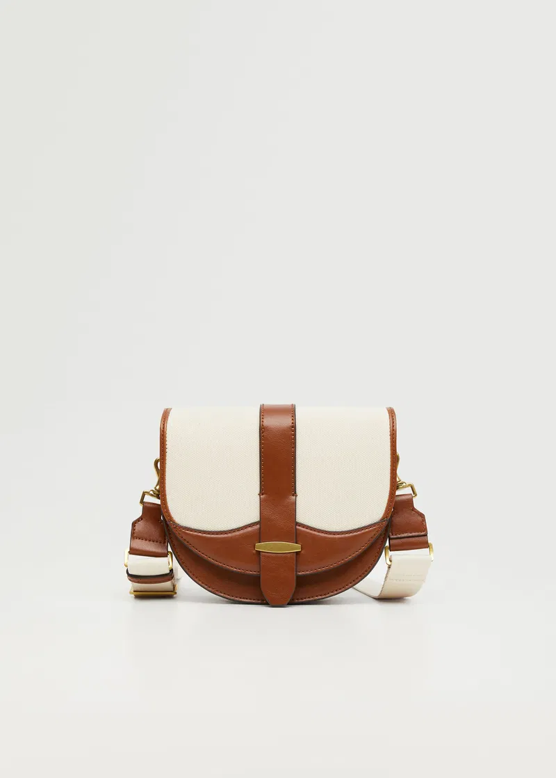 Mango Buckle Detail Cross Body Bag, Brown, Brown at John Lewis