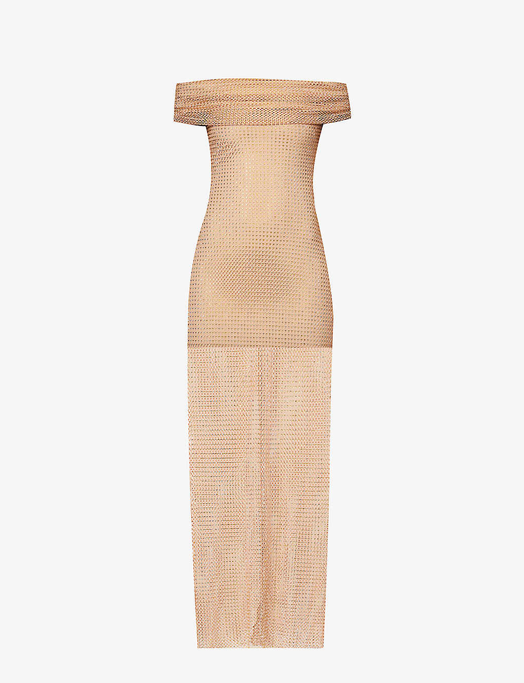 slim fit dress slacks Embellished A-Line Mini Dress in Gold - 4 / Regular main image 1