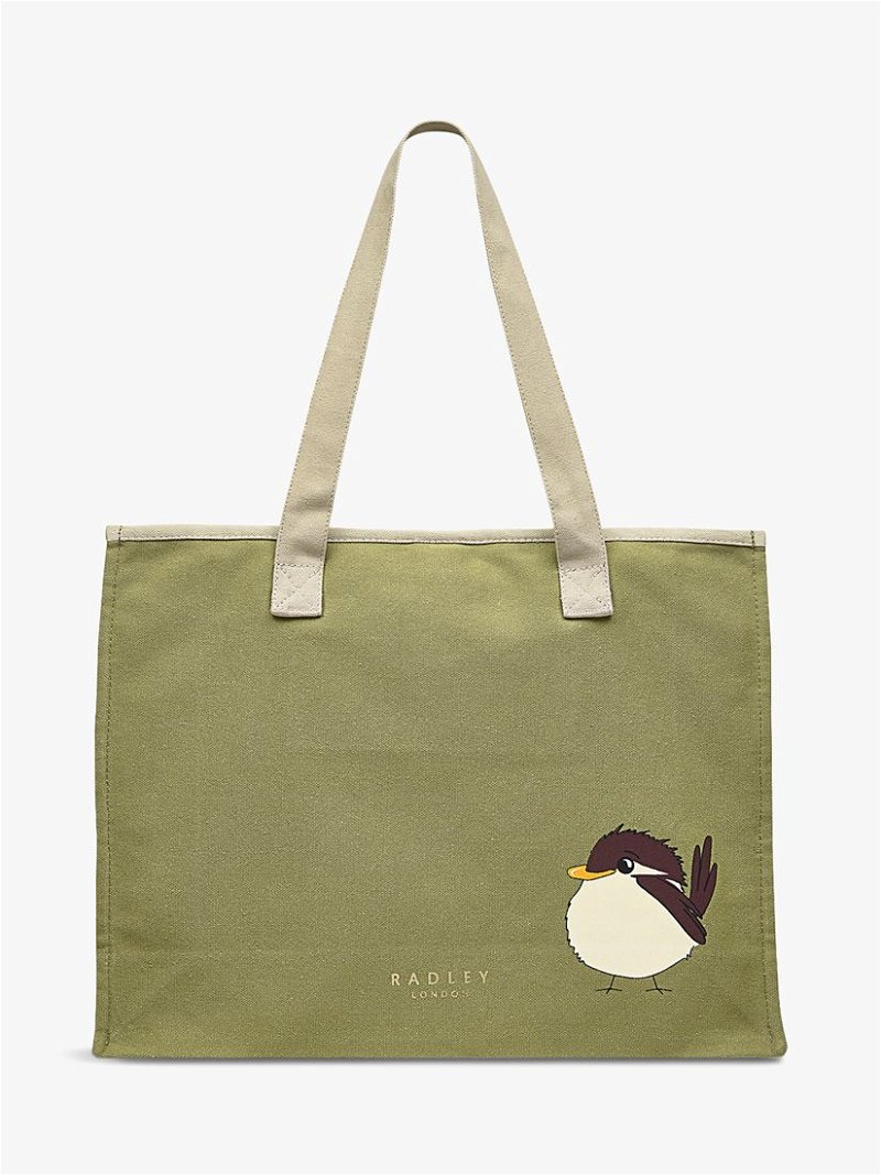 Radley Pride Canvas Large Open-Top Tote Bag In Natural