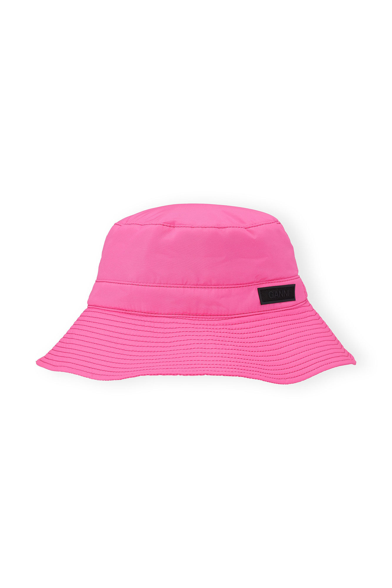 Ganni Hot Pink Bucket Hat Kids Cotton Bucket Hats | Hot Pink for Toddlers | Jan & Jul main image 4