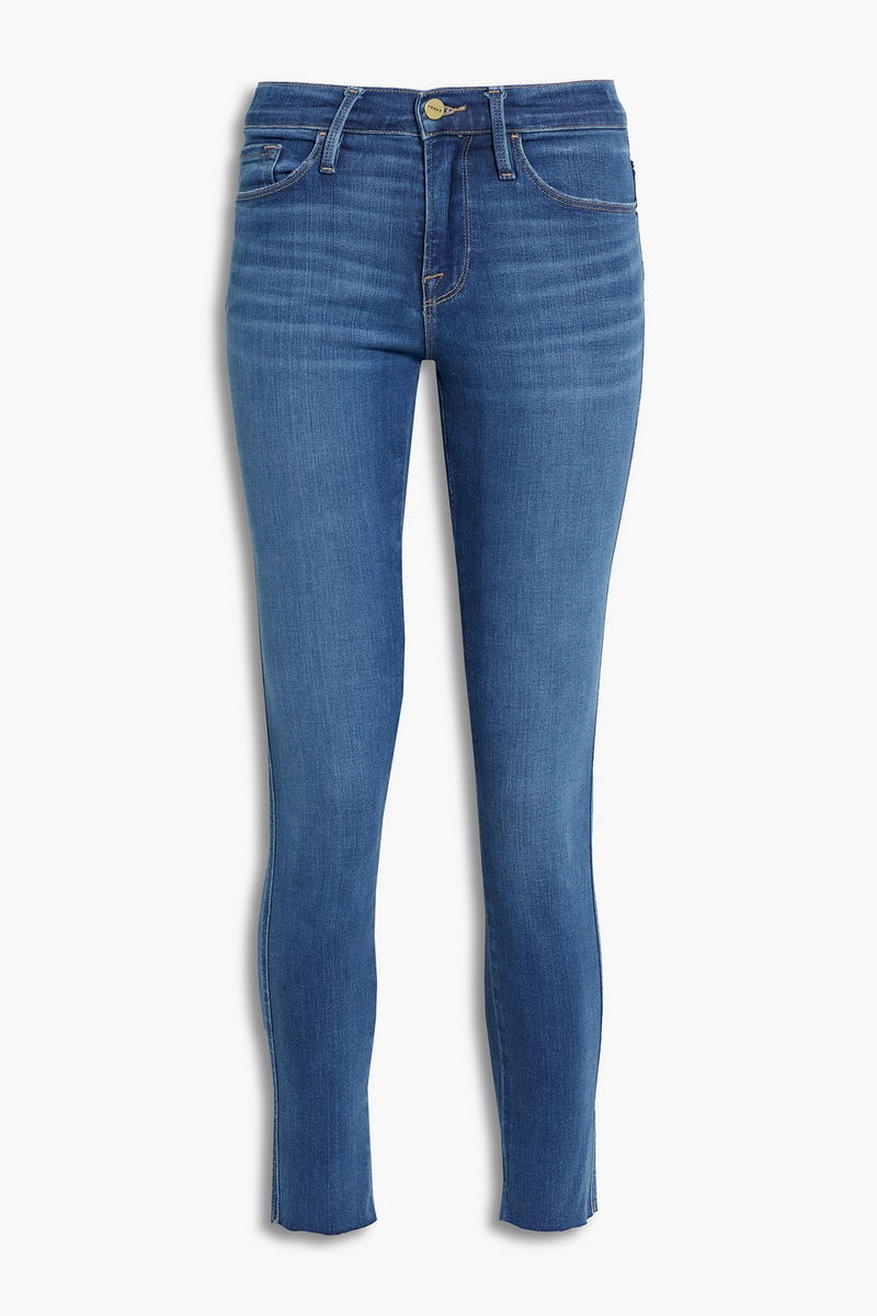 Frame Le Skinny De Jeanne Crop Mid Rise Jeans Sale Frame Denim Le