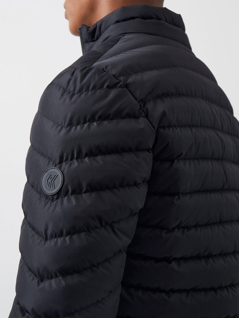 funnel neck puffer asos new look puffer jacket