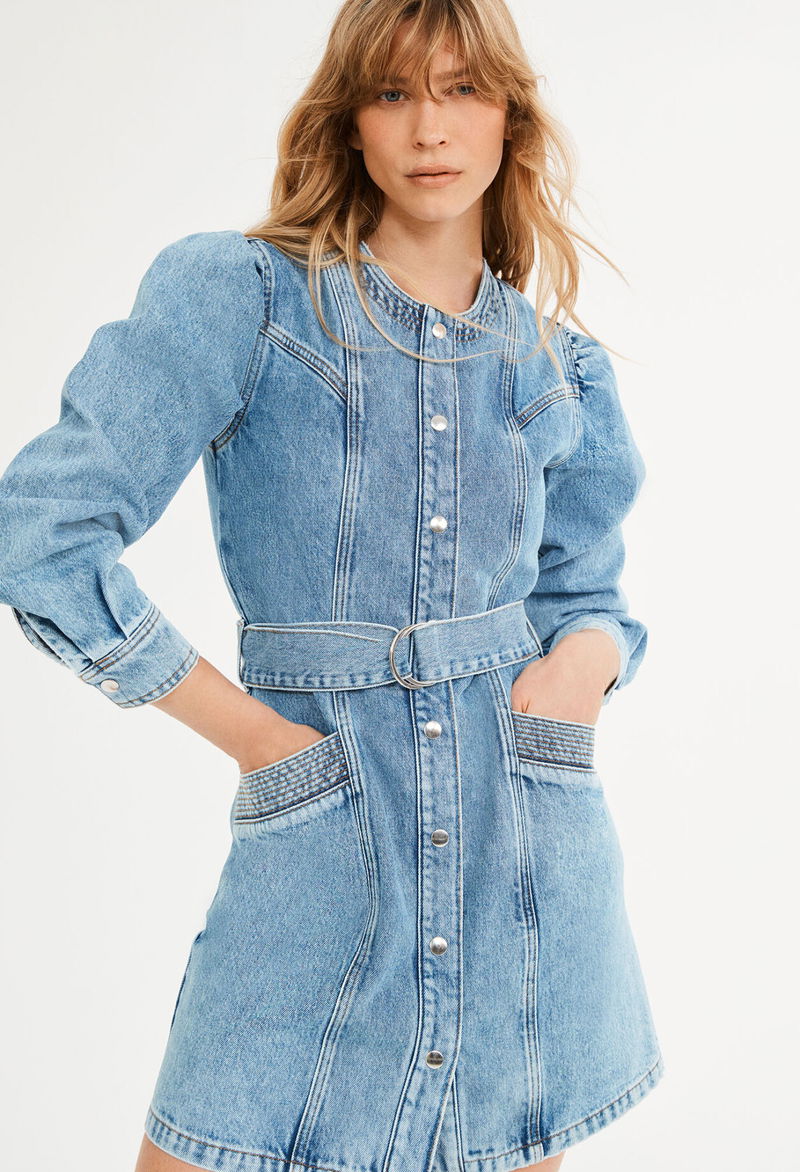CLAUDIE PIERLOT Denim Dress | endource CLAUDIE PIERLOT Denim Dress | endource