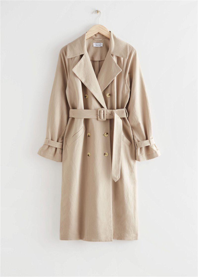 & OTHER STORIES Relaxed Double Breasted Trench Coat | Endource