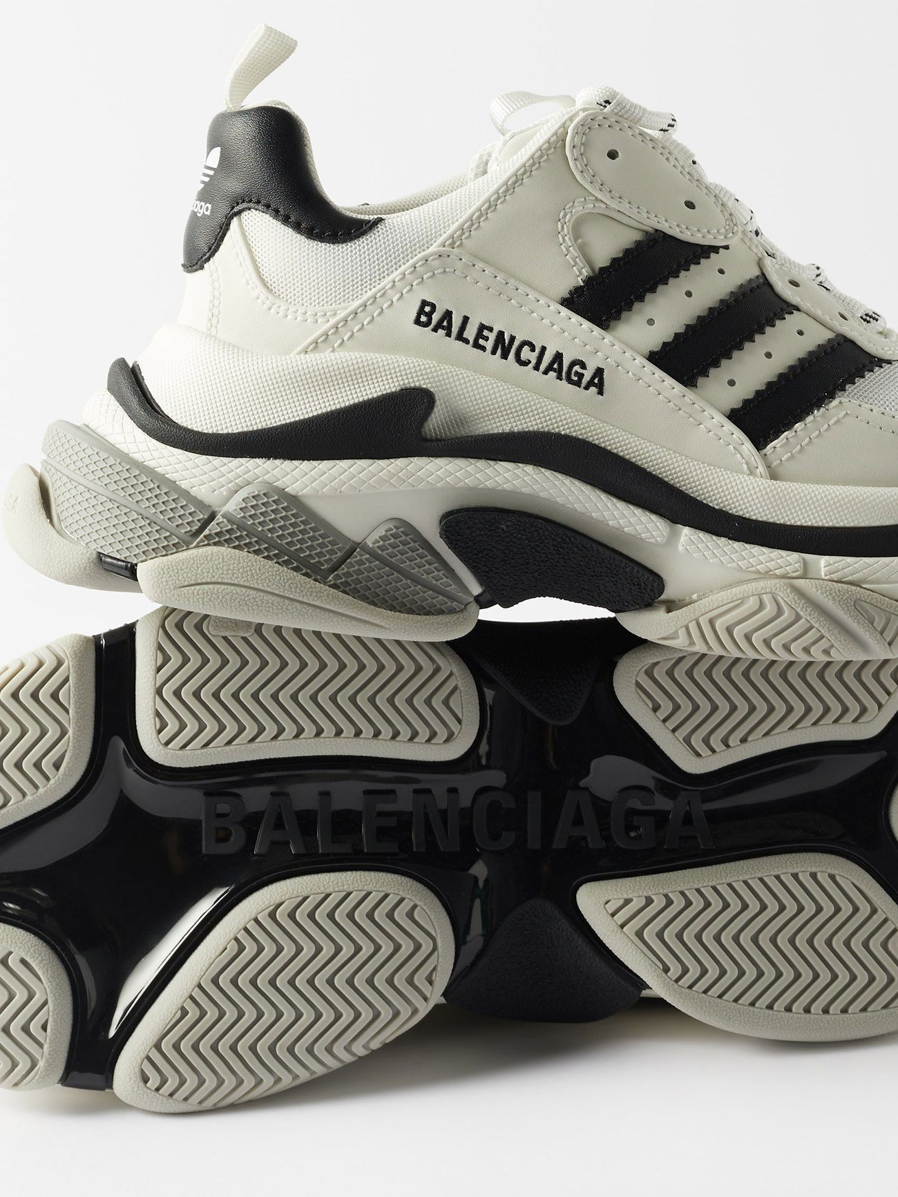 adidas gazelle silver green womens BALENCIAGA X ADIDAS Triple S Sneakers White Blue – REAWAKE main image 1