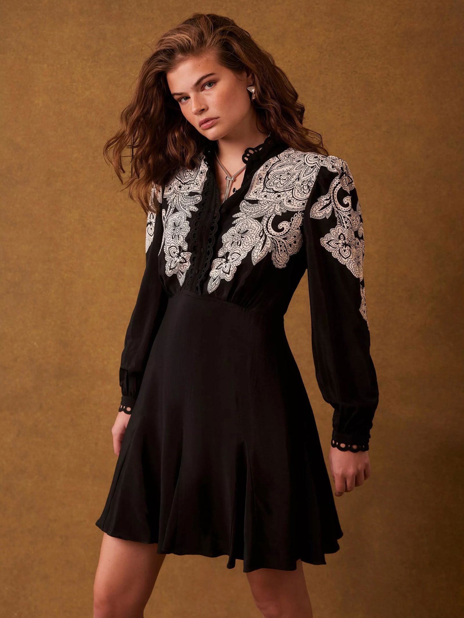 MINT VELVET Paisley Print Mini Dress | endource
