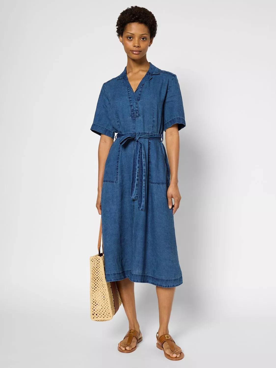 gerard darel denim dress Gerard Darel Pahola Denim Midi Dress