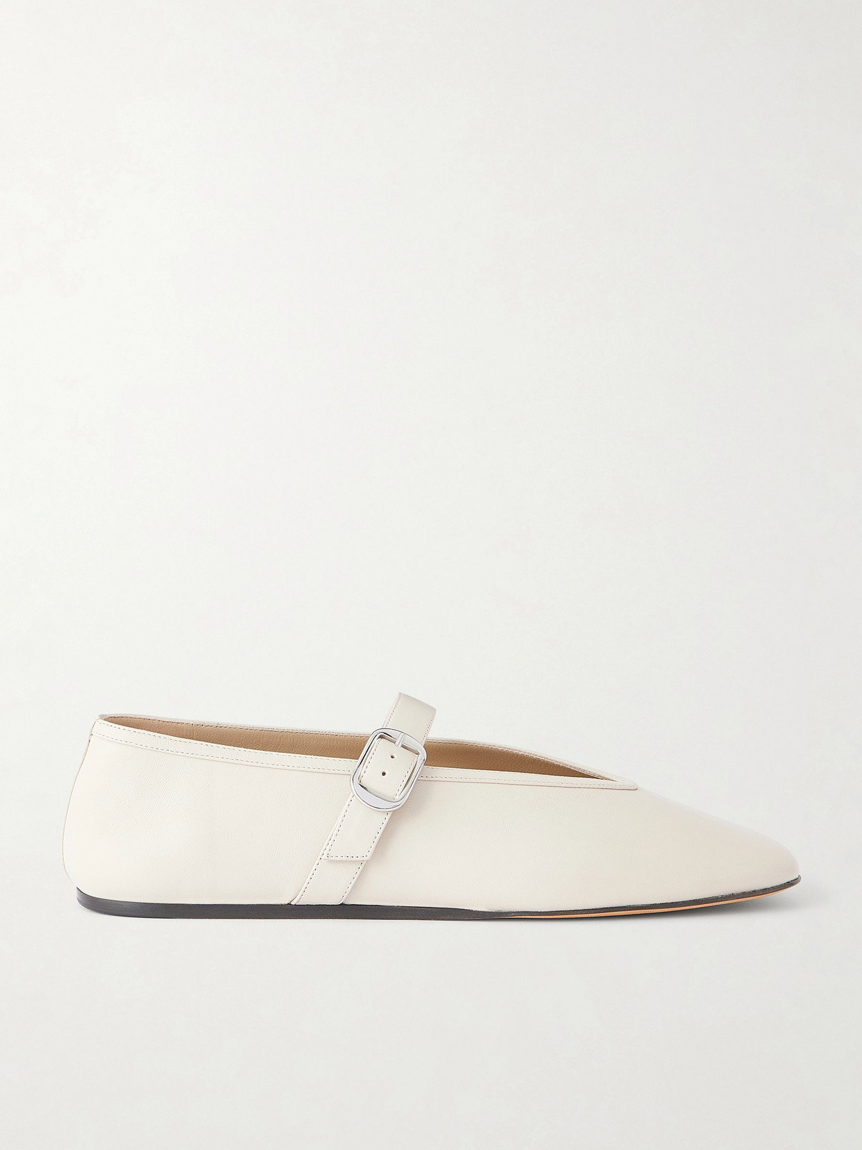 LE MONDE BERYL Stella Leather Mary Jane Ballet Flats | endource