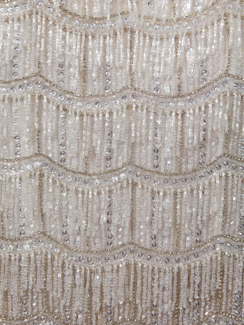 RACHEL GILBERT Beaded Tassel Mini Dress | endource