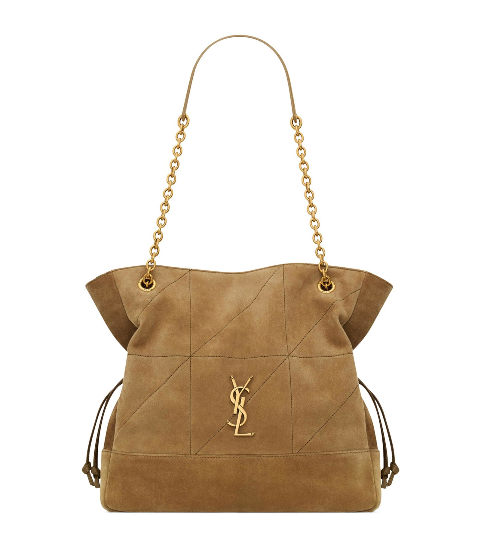 Saint Laurent Black Lamb Ovis Aries Shoulder Bag