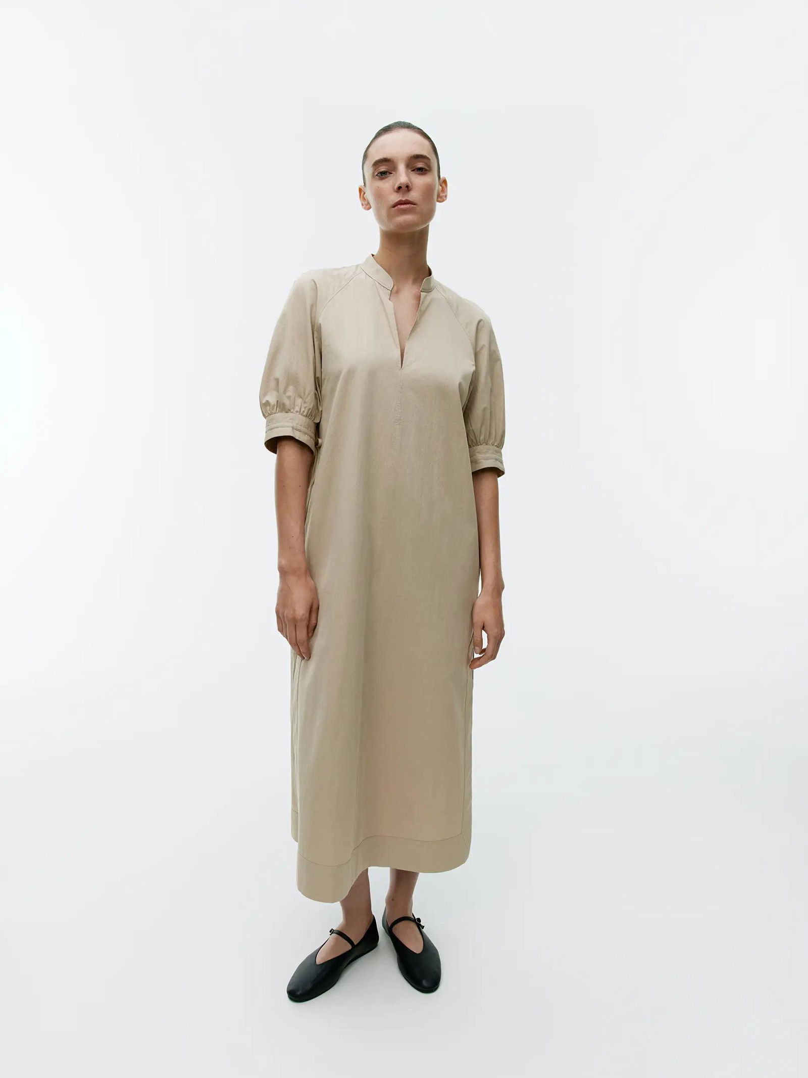 arket maxi dress ARKET - Maxi Dress - Women - Lyocell/Cotton - L