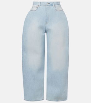 Light wash, wide-leg denim jeans from Acne Studios