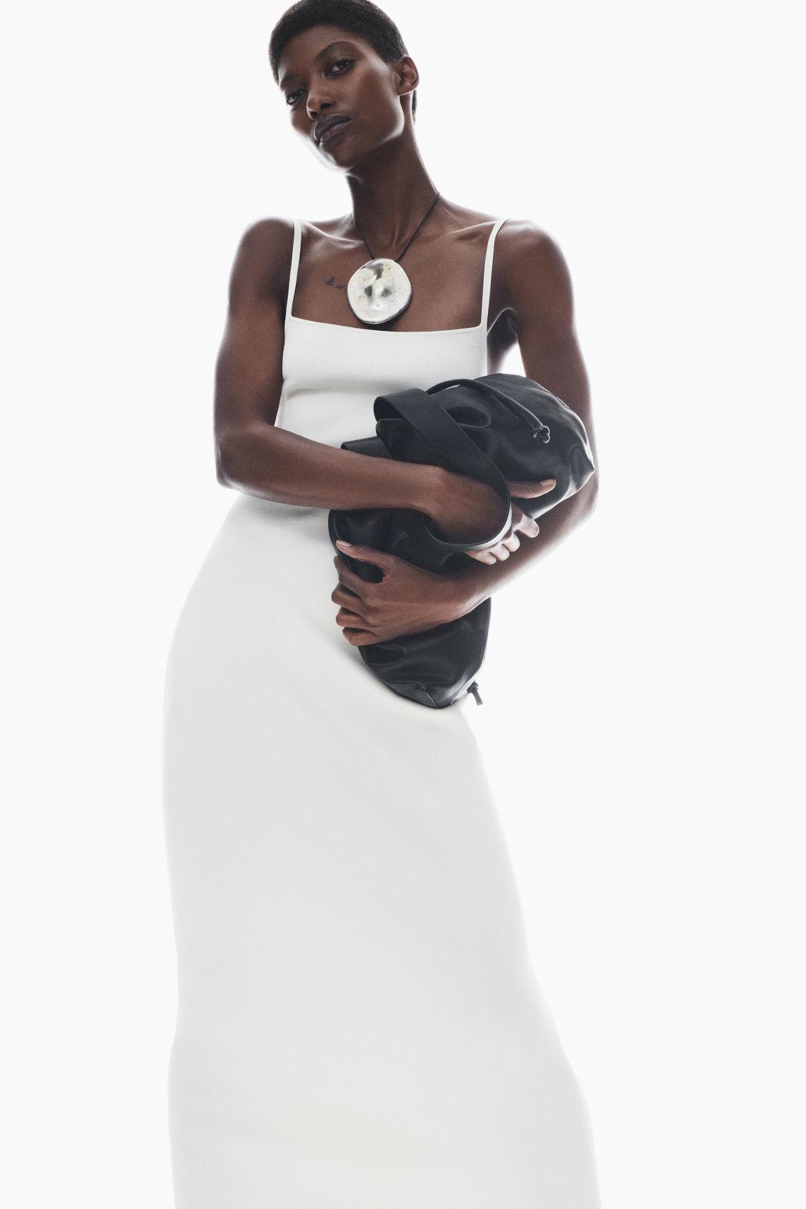 cos knitted slip dress COS + Backless Knitted Slip Dress