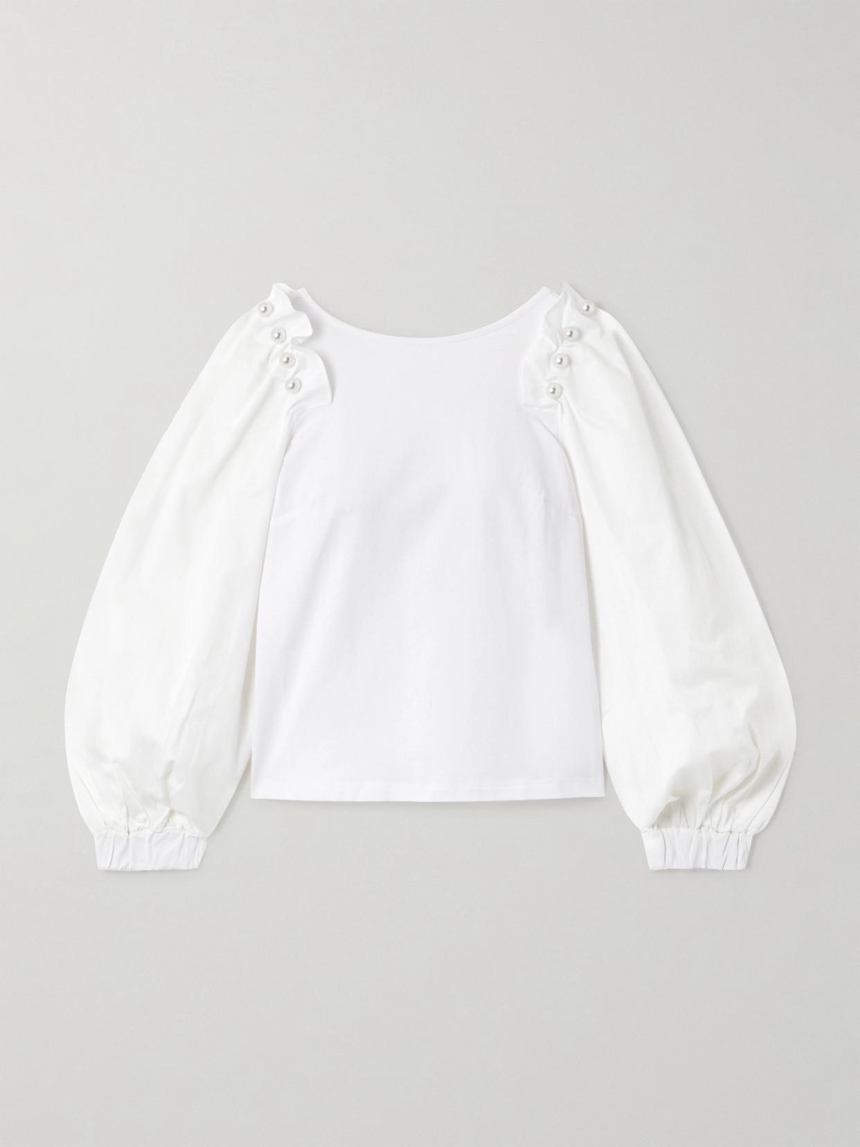 Pearl Blouse- Cotton Poplin