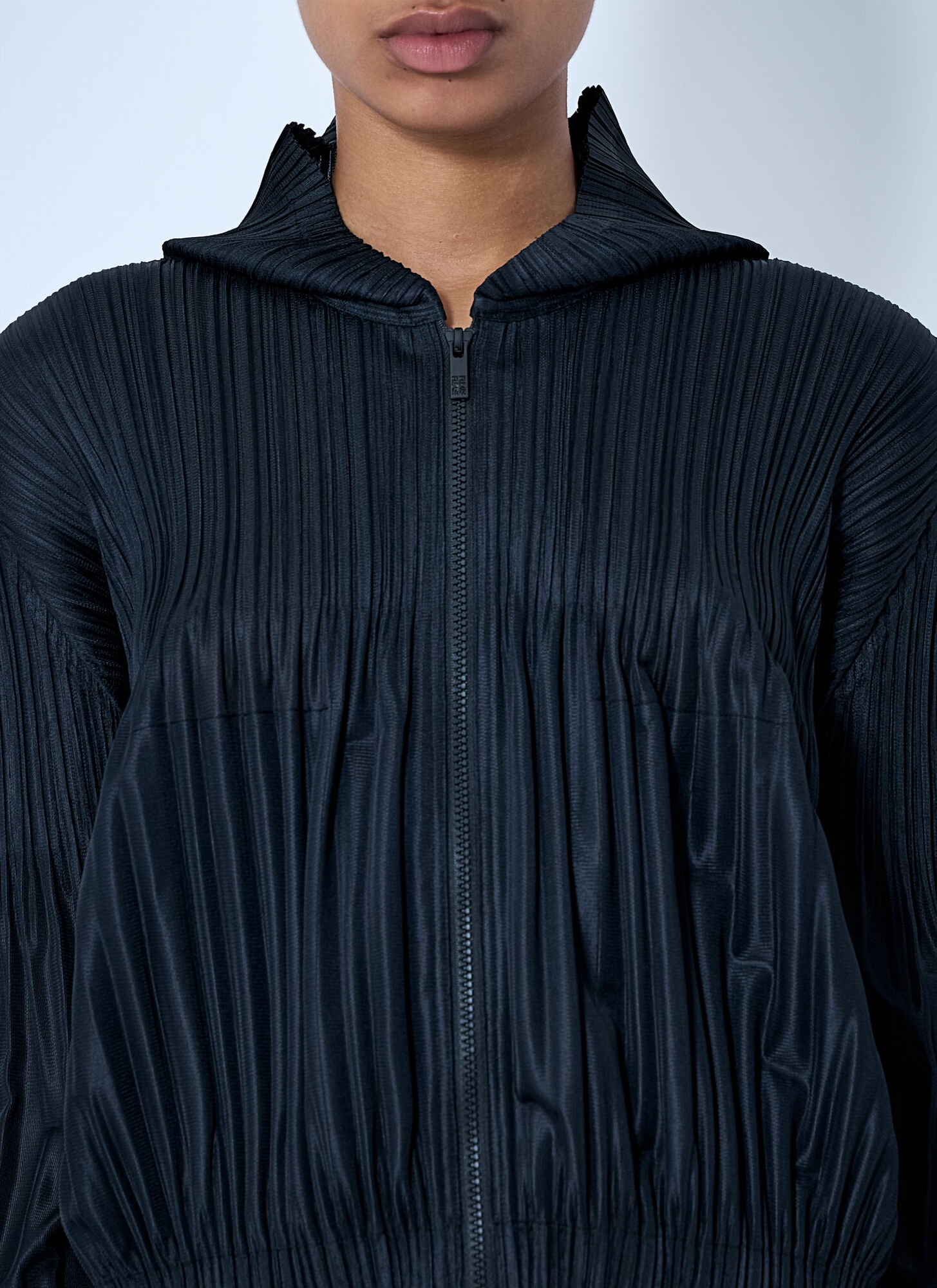 Pleats Please Issey Miyake Pleated Zip-Up Jacket | endource