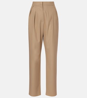 Beige pleated trousers, Max Mara