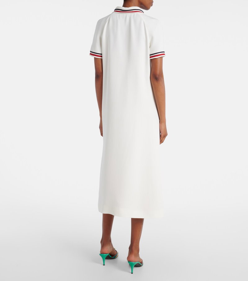Valentino white dress with red and green trim