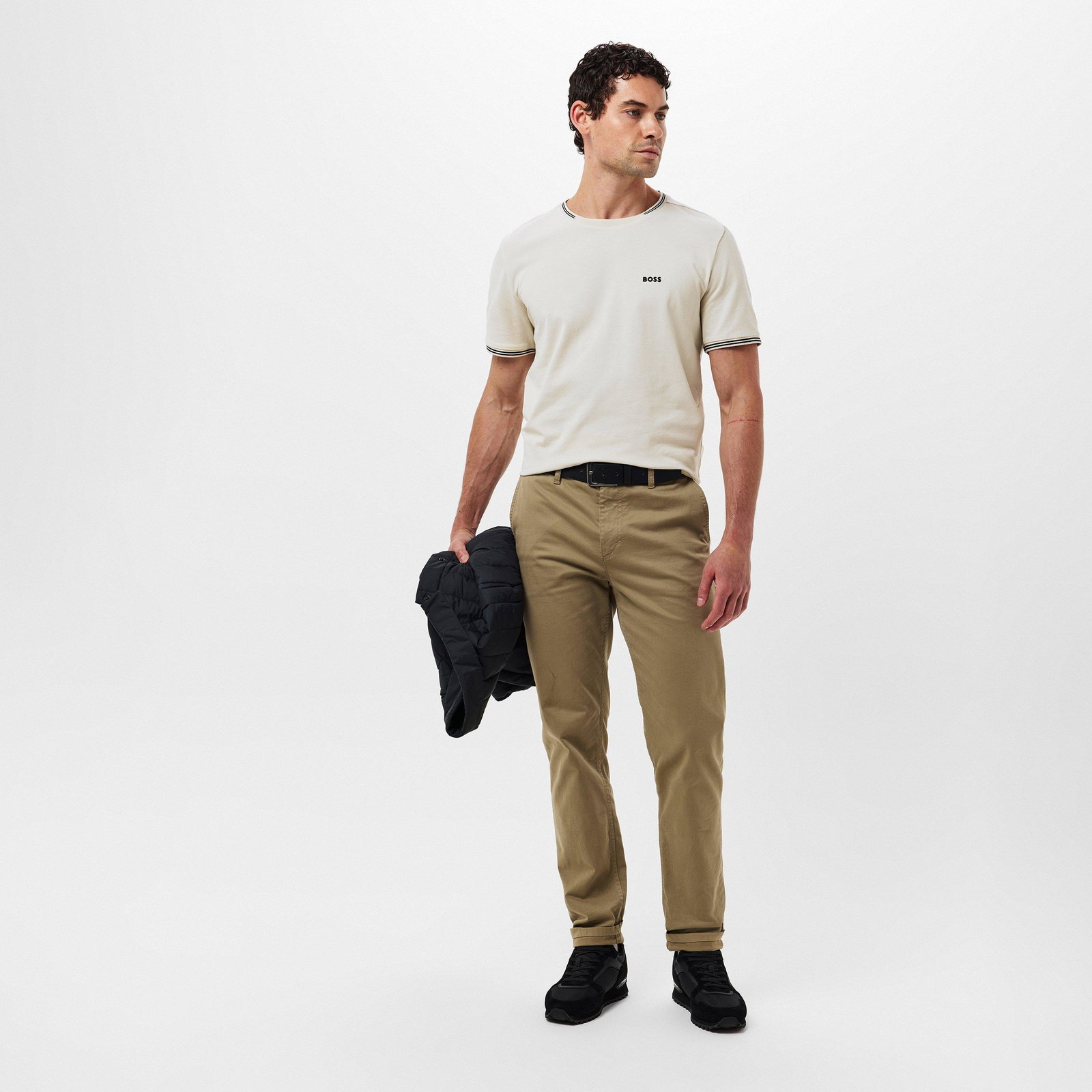 BOSS Men's HBG Taul Green T-Shirt | endource
